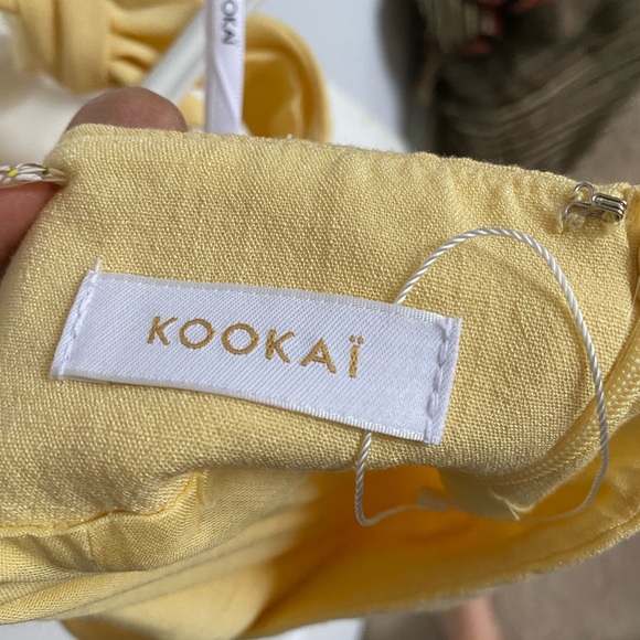 KOOKAI canari yellow halter dress - Picture 4 of 6